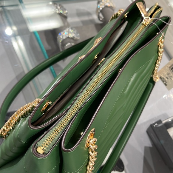 Michael Kors Whitney Women Ladies Medium Tote Shoulder Handbag Bag Purse Green - Picture 7 of 16